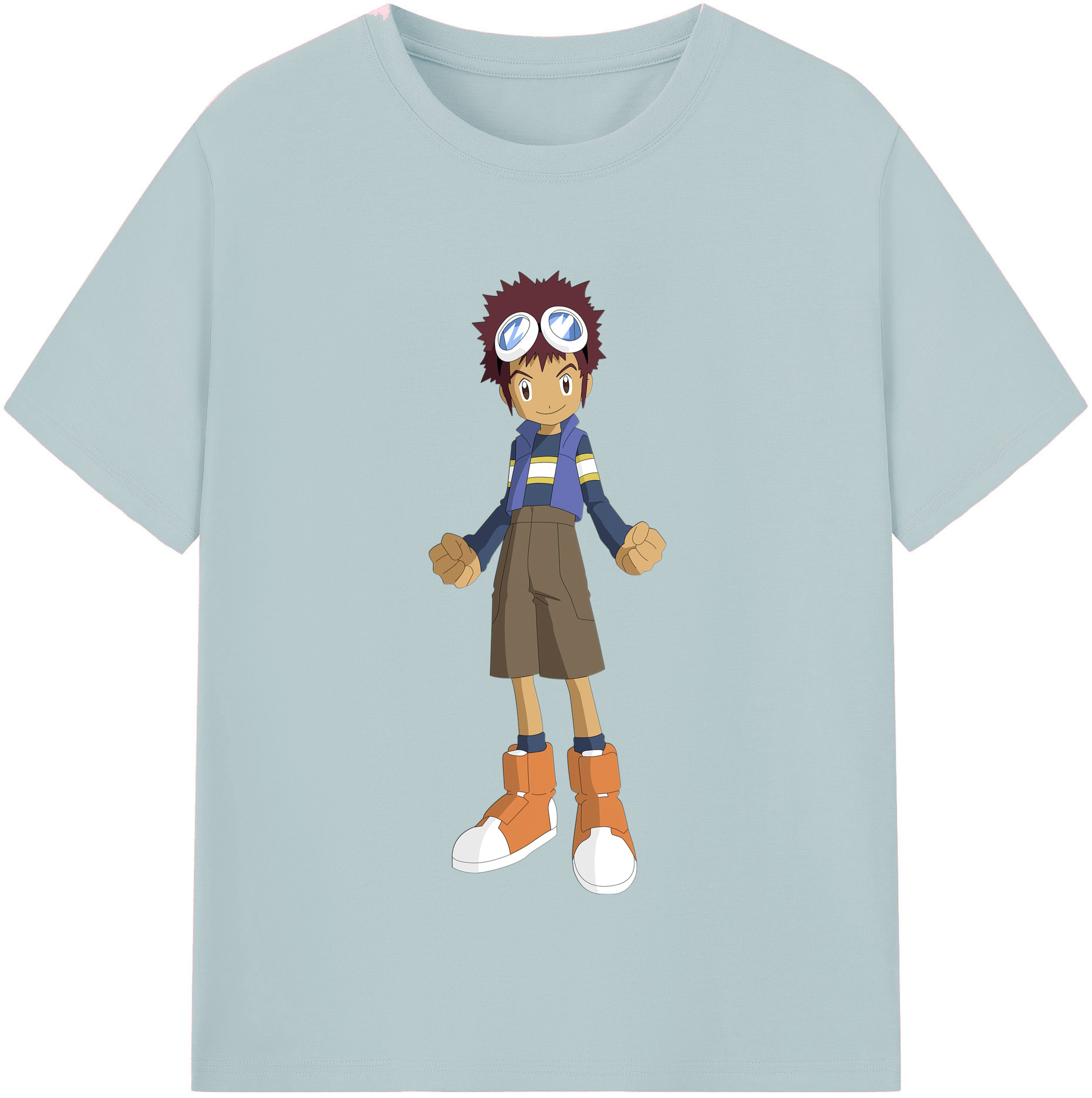 （画像用） Digimon デジタルモンスター/デジモン 綿100％半袖Tシャツ（フロントプリント）